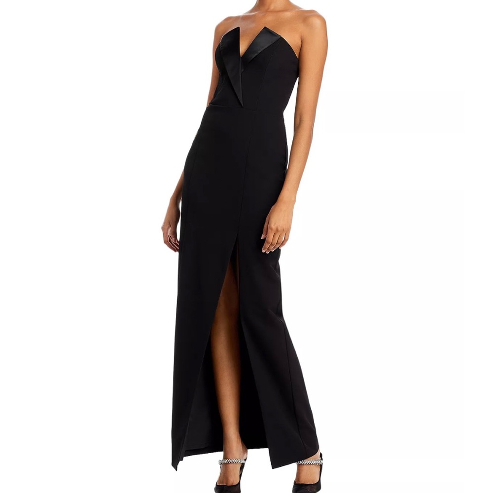 Aidan Mattox Tuxedo Dress